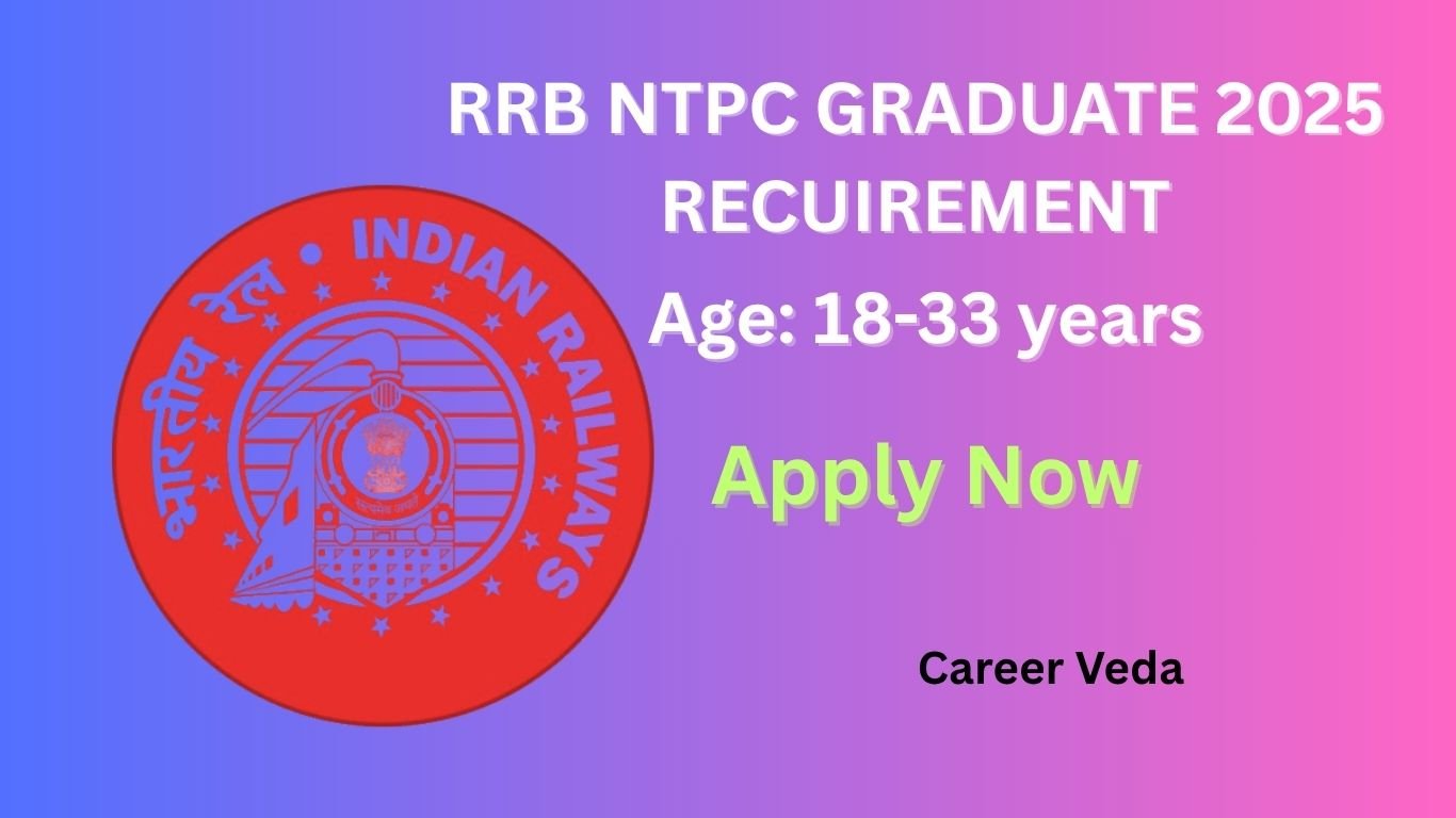 RRB NTPC Graduate Recruitment 2025 – Apply Online for 5810 Vacancies - Career Veda