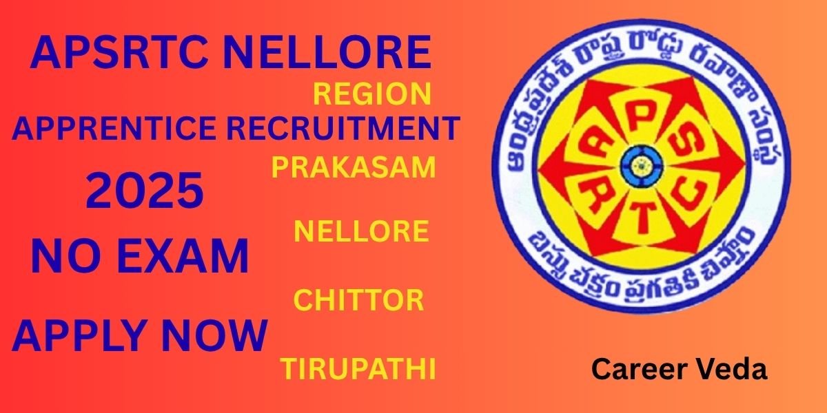 APSRTC Nellore Apprentice Recruitment 2025 – Apply for ITI Trade Apprentice Vacancies